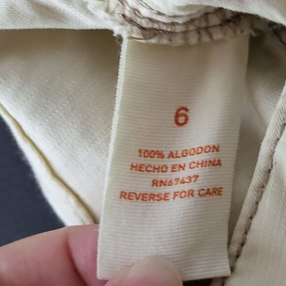 Polo Ralph Lauren Womens Cargo Ankle Denim Jeans Size 6 Y2K Baggy Vintage Gorp - Picture 9 of 13